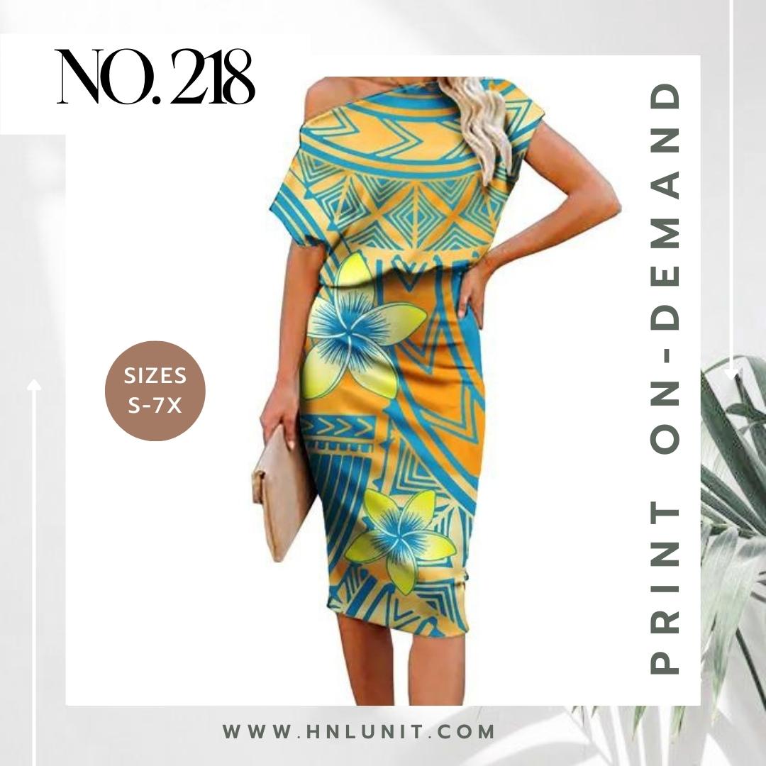 218: MONSTERA Midi Dress