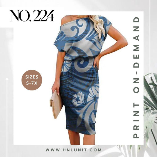 224: MONSTERA Midi Dress