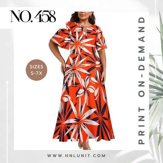 458: LEALOFI Mosaic Dress